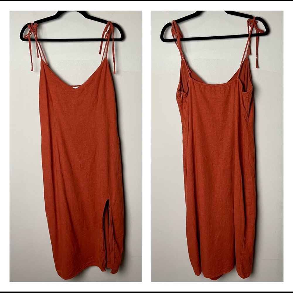 Abercrombie & Fitch Linen Blend Dress